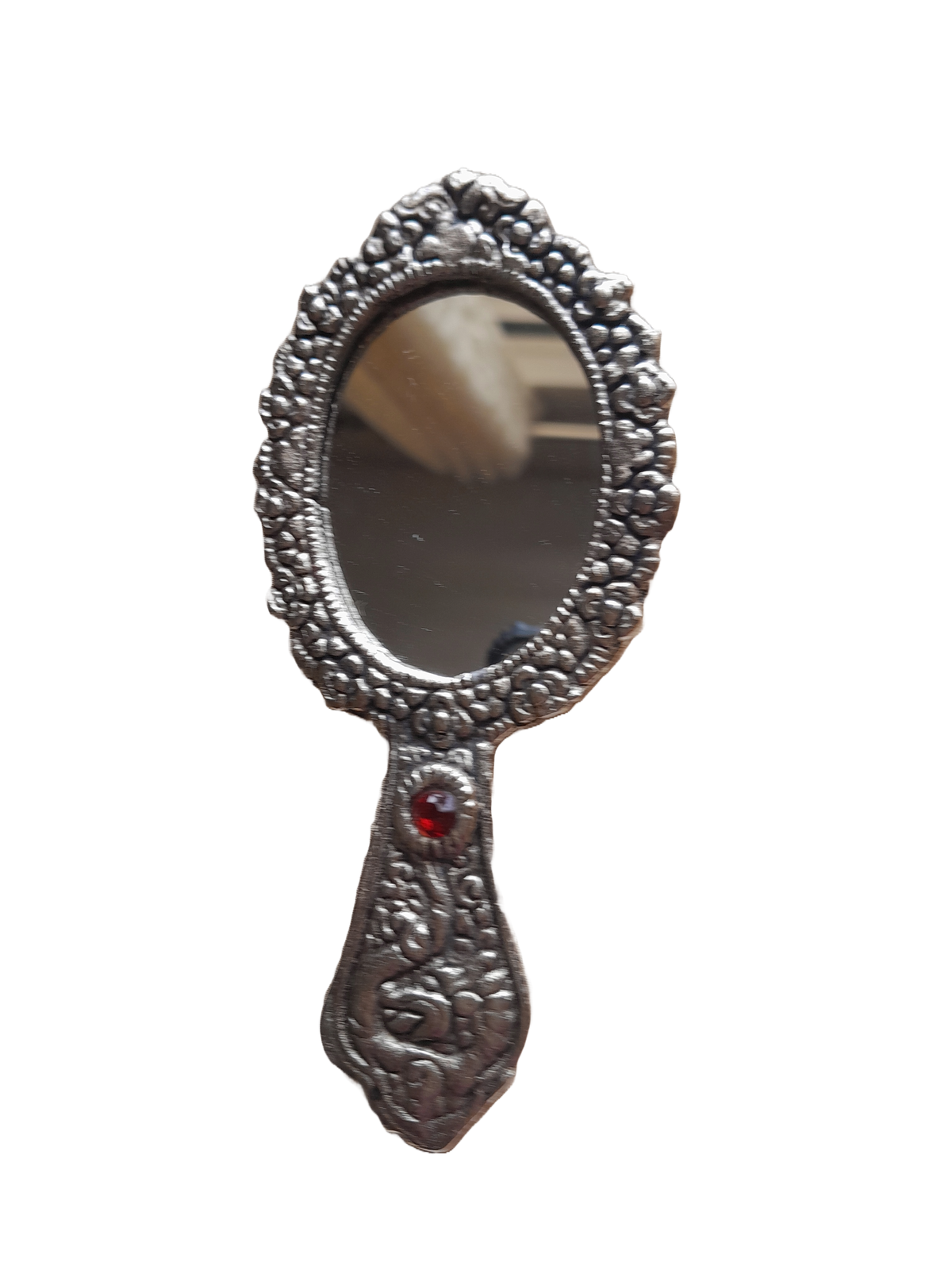 Antique silver Finish Hand Mirror