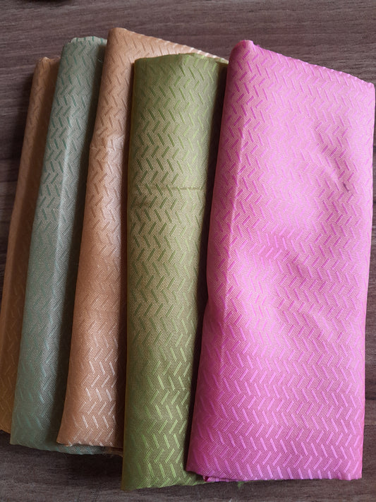 Gifting Blouse Pieces - Jacquard Pastel Like Colors