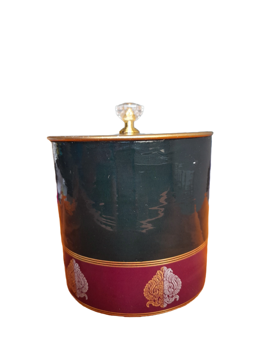 Dry Fruit Jar 4 - Golden Lid